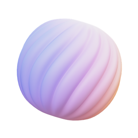 Twisted Sphere  3D Icon