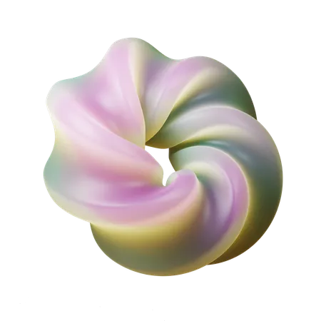 Twisted Torus  3D Icon