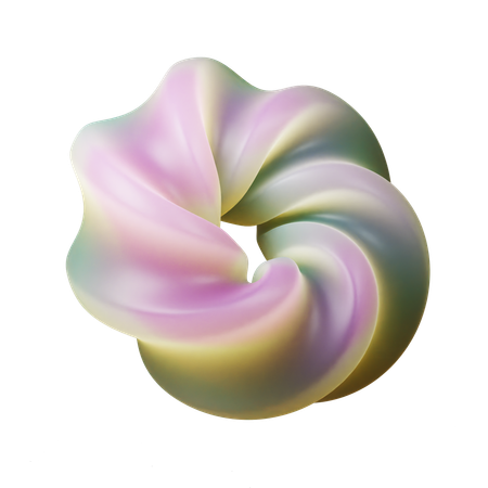 Twisted Torus  3D Icon