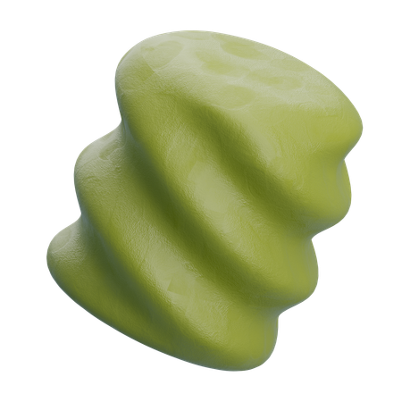 Twisted Wavy Neon  3D Icon