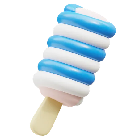 Twister Ice Cream  3D Icon