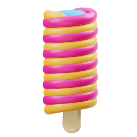 Twister Ice Cream  3D Icon