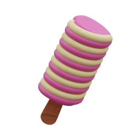 Twister Ice Cream  3D Icon