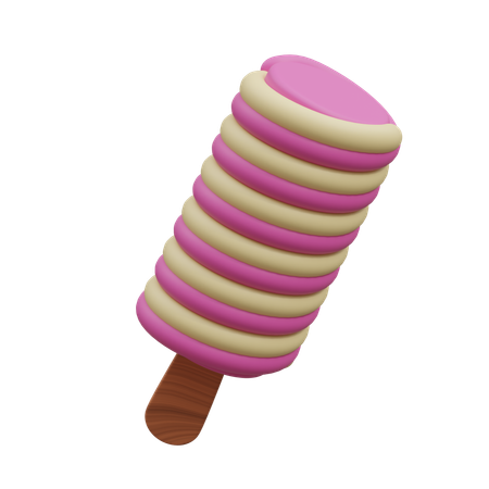 Twister Ice Cream  3D Icon