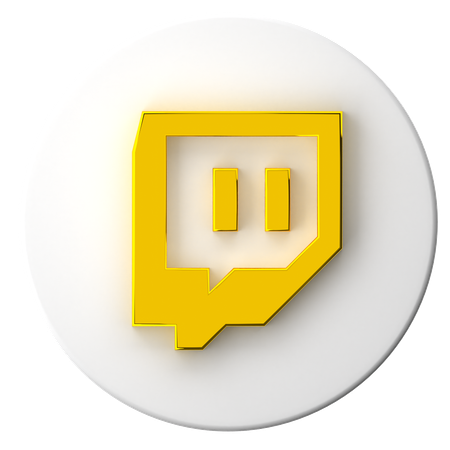 Twitch  3D Icon