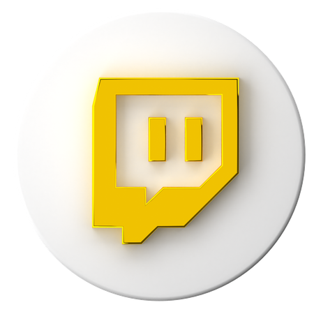Twitch  3D Icon