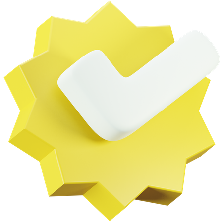 Twitter Verification Badge  3D Icon