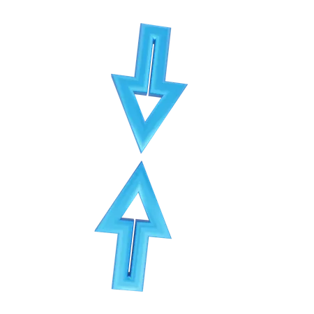 Two Arrows  3D Icon