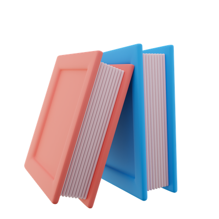 Two Book 3D Icon