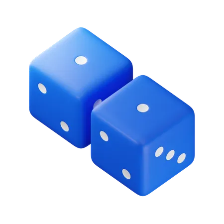 Two Dice  3D Icon