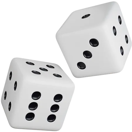 Two Dices  3D Icon