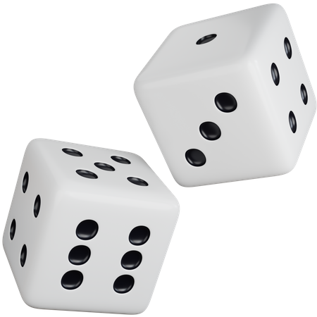 Two Dices  3D Icon