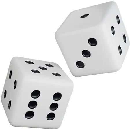 Two Dices  3D Icon