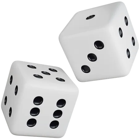 Two Dices 3D Icon