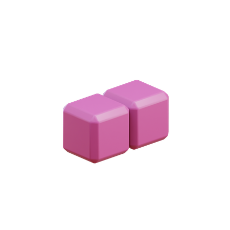 Two Dot Tetris Block1  3D Icon