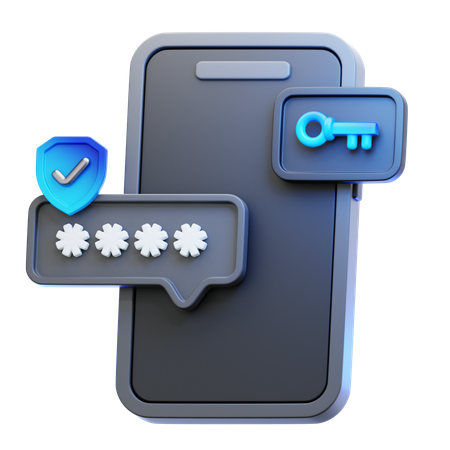Two-Factor Auth  3D Icon