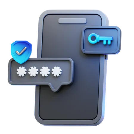 Two-Factor Auth  3D Icon