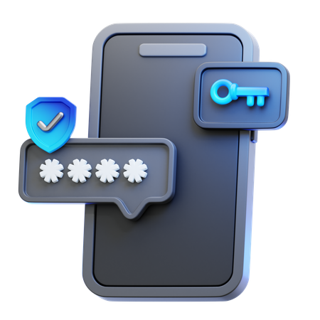 Two-Factor Auth  3D Icon