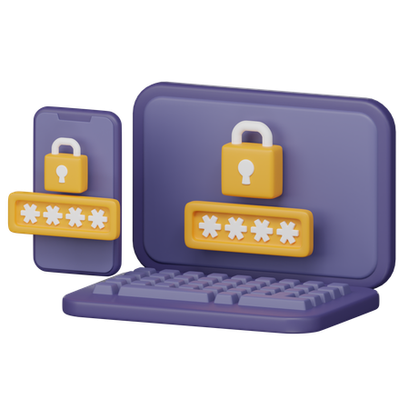 Two Factor Authentication  3D Icon