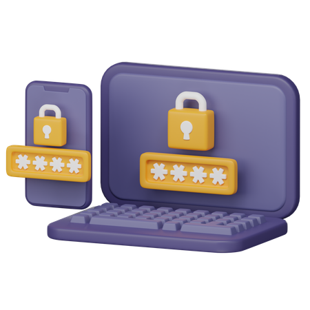 Two Factor Authentication  3D Icon