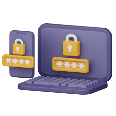 Two Factor Authentication  3D Icon