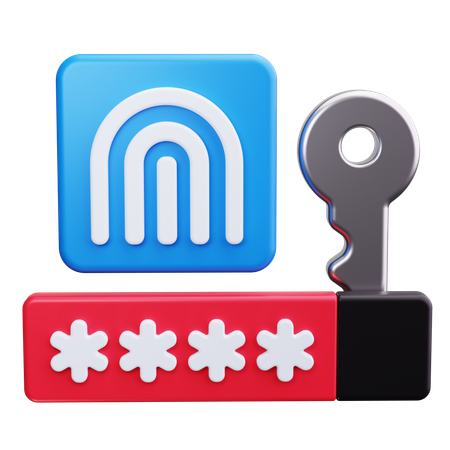 Two Factor Authentication  3D Icon