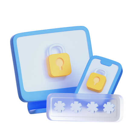 2단계 인증  3D Icon