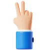 Two Finger Hand Gesture