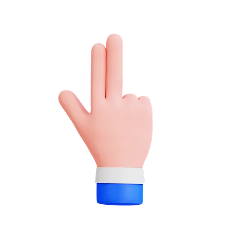 Hand Gesture Vol 2 3 D Icon Pack 3D Icon