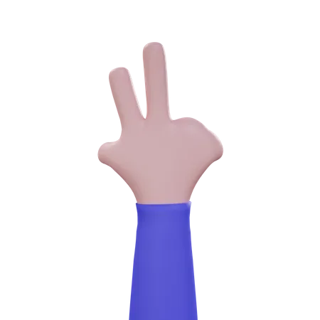 Two Hand Gesture  3D Icon