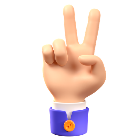 Two Hand Gesture  3D Icon