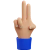 Two hand gesture