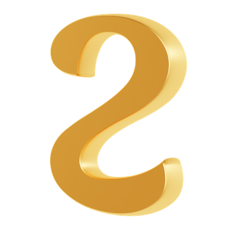 Two Number  3D Icon
