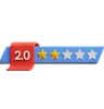 Two Of Five Star Rating