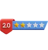 Two Of Five Star Rating