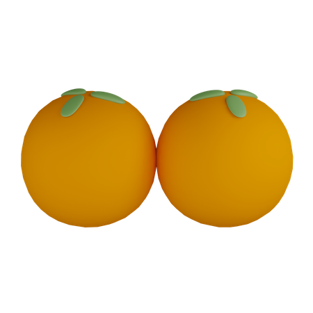 Two Piece Laddu  3D Icon