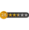 Two Point Five Star Rating