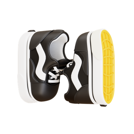 Two Shoes Style Side  3D Icon