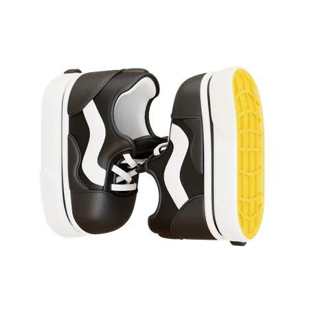 Two Shoes Style Side 3D Icon