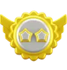 Two Star Badge
