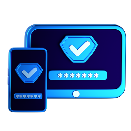 Two Step Verification  3D Icon