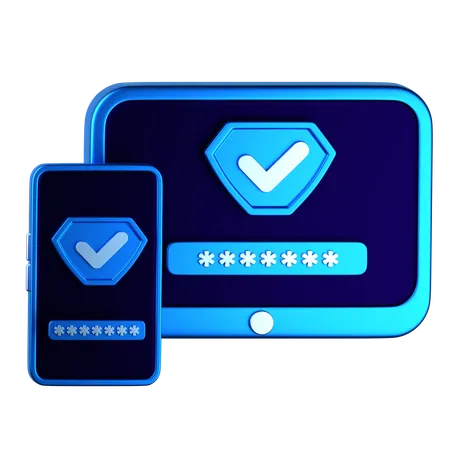 Two Step Verification  3D Icon