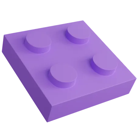 Two Thick Piece  3D Icon