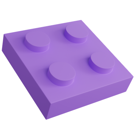 Two Thick Piece 3D Icon