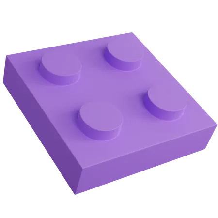 Two Thick Piece 3D Icon