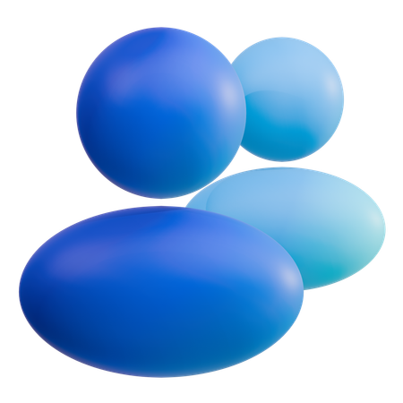 Two Users  3D Icon