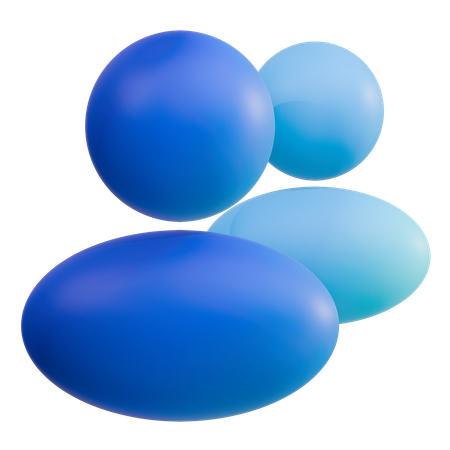 Two Users  3D Icon