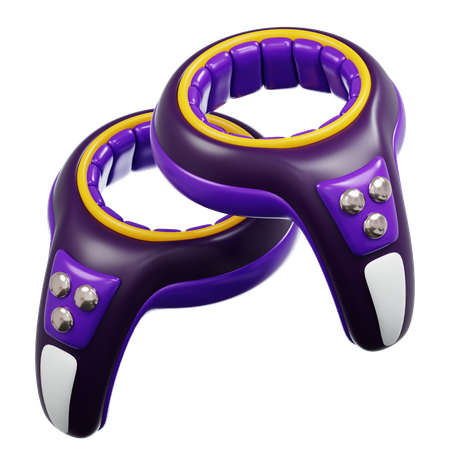 Two Vr Controllers  3D Icon