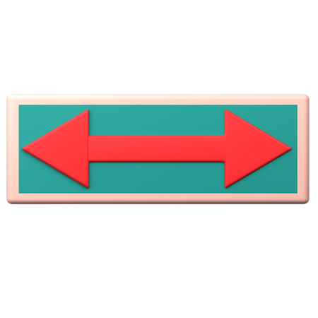 Two Way  3D Icon