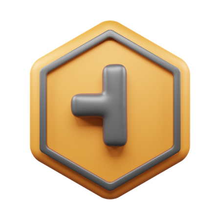 Two Way  3D Icon